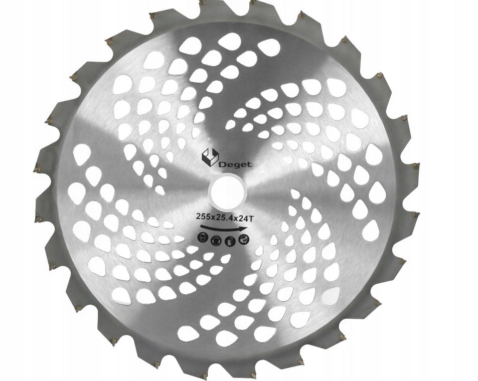 BLADE SAW COMBUSTION CUTTER BRUSH CUTTER CUTTING KNIFE BLADE 255MM Brand Deget