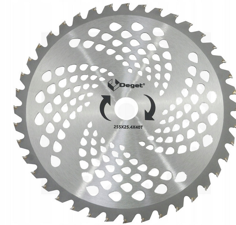 BLADE SAW COMBUSTION CUTTER BRUSH CUTTER CUTTING KNIFE BLADE 255MM Brand Deget