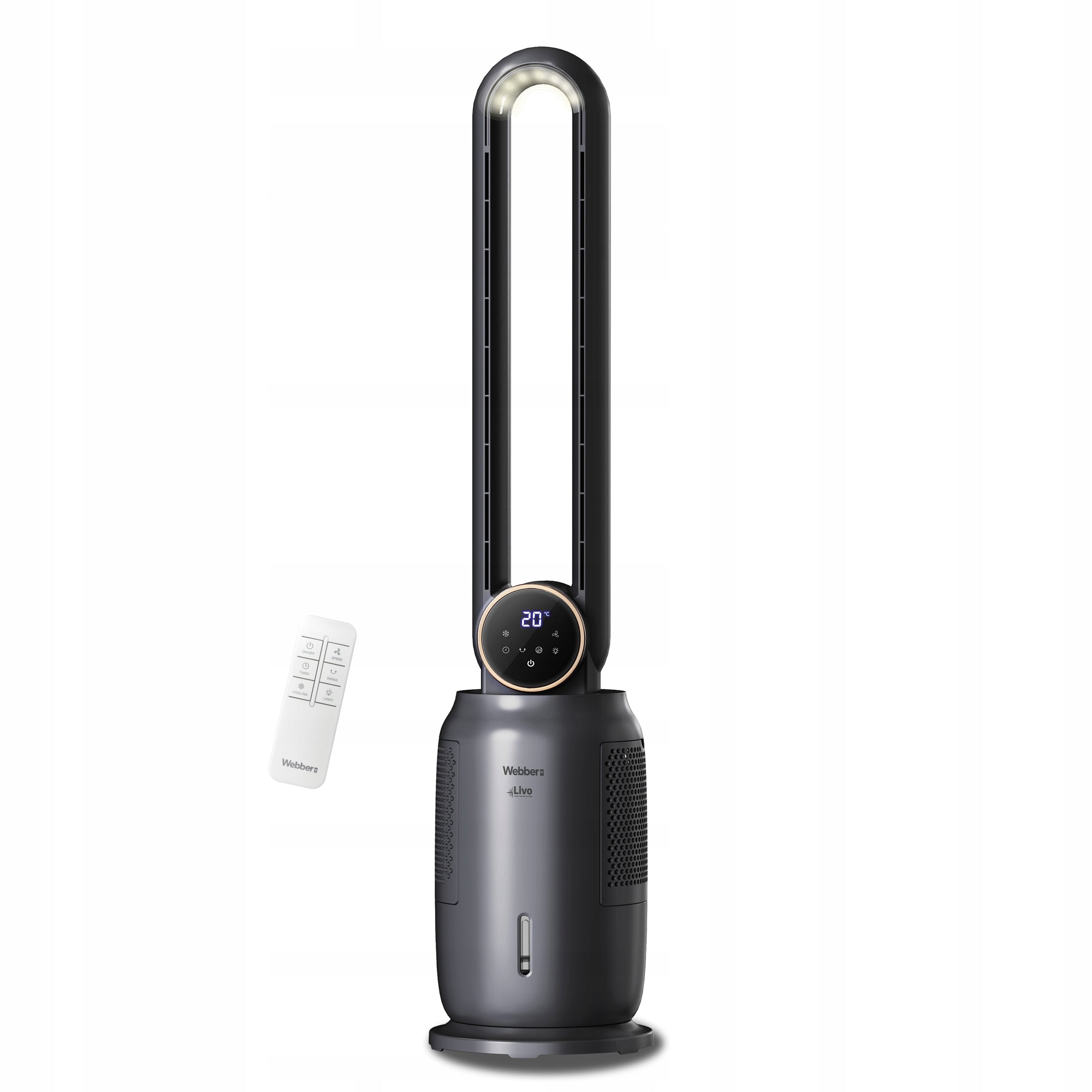 BLADELESS FAN WEBBER WB1840G COOLING HUMIDIFICATION IONIZATION 4in1 Manufacturer code 05WB1840G