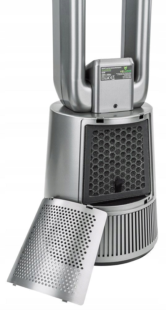 BLADELESS FLOOR FAN OSCILLATION TIMER 60W LCD REMOTE CONTROL 230V/50Hz Brand Velano
