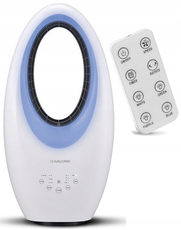 BLADELESS FLOOR FAN OSCILLATION TIMER REMOTE CONTROL LED LIGHTING EAN (GTIN) 5413346346605