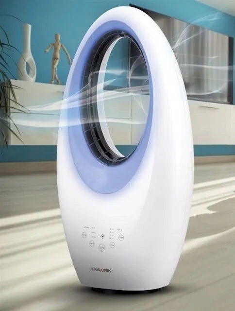BLADELESS FLOOR FAN OSCILLATION TIMER REMOTE CONTROL LED LIGHTING Manufacturer code VT2000-KALORIK