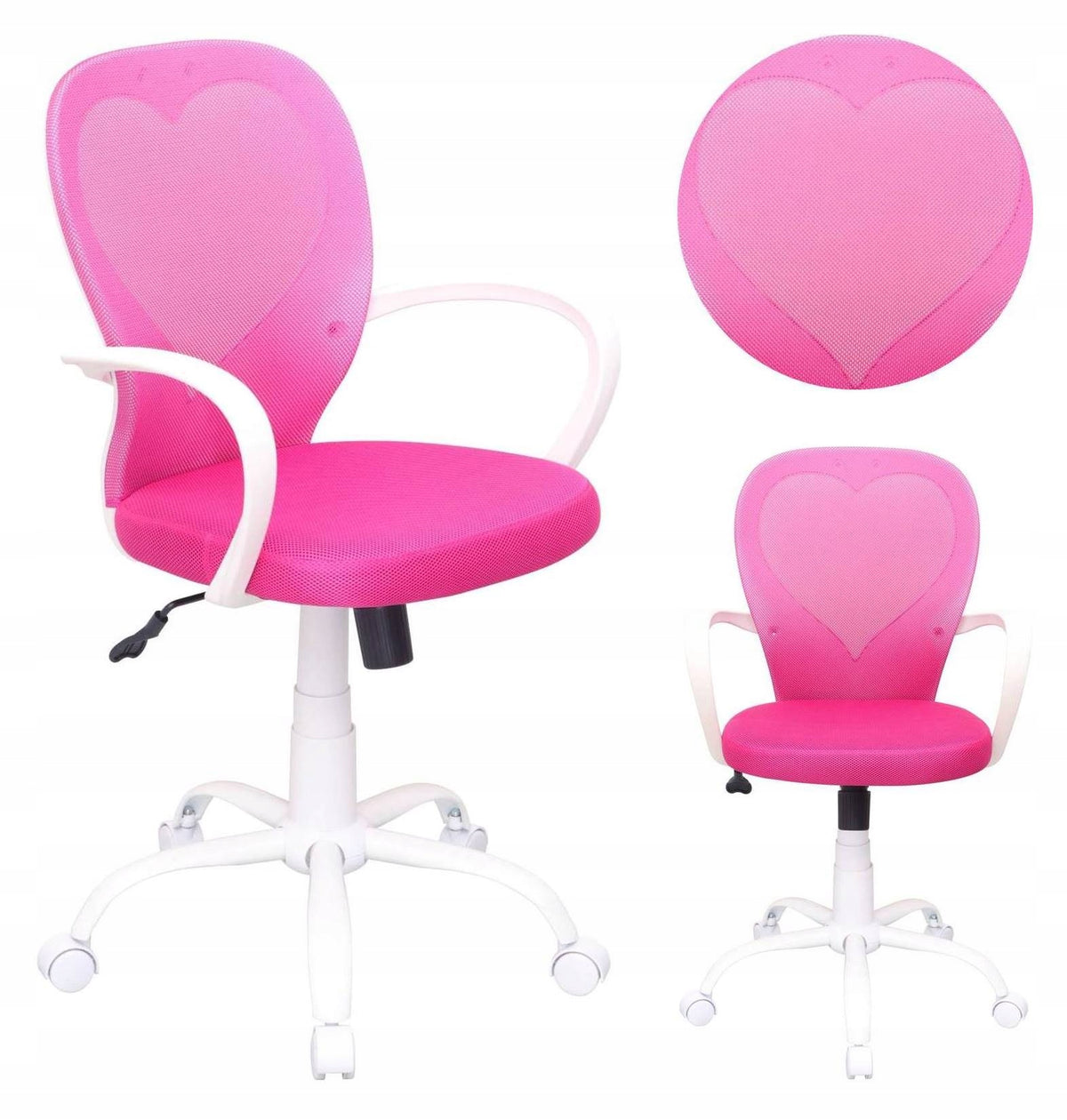 BLAIR Office Chair Swivel Children's Chair Pink Mesh Comfortable