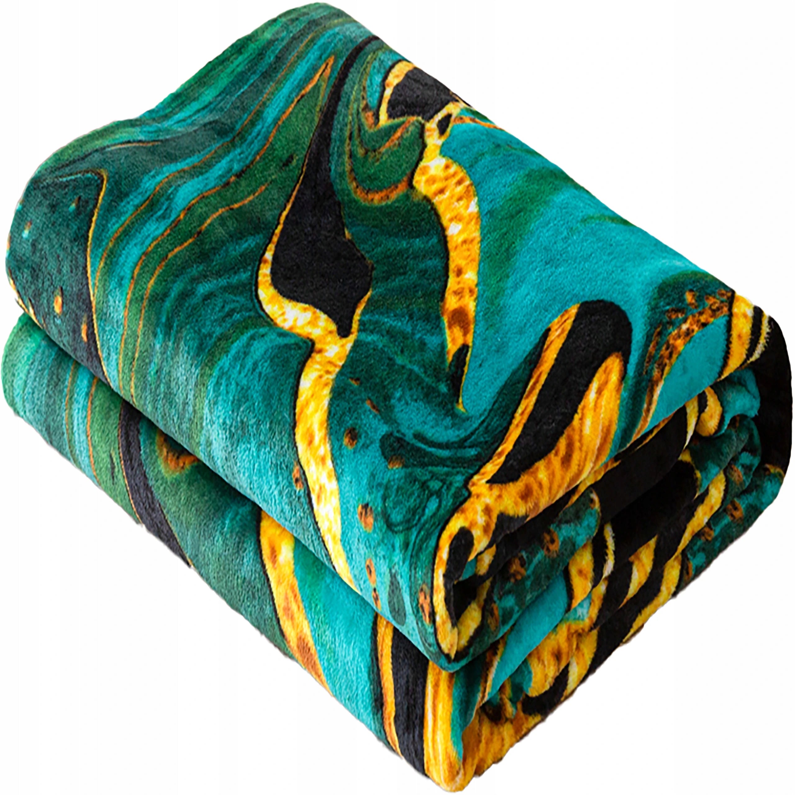 BLANKET 200x220 MICROFIBER BEDSPREAD PLAID FLEECE SOFT PLUSH