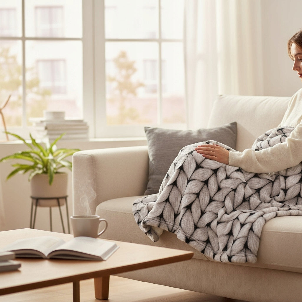 BLANKET BEDSPREAD COUCH 150x200 CM SOFT WARM FOR GIFT PLAID SWEATER Manufacturer code KOC MONTANA 150x200 29319