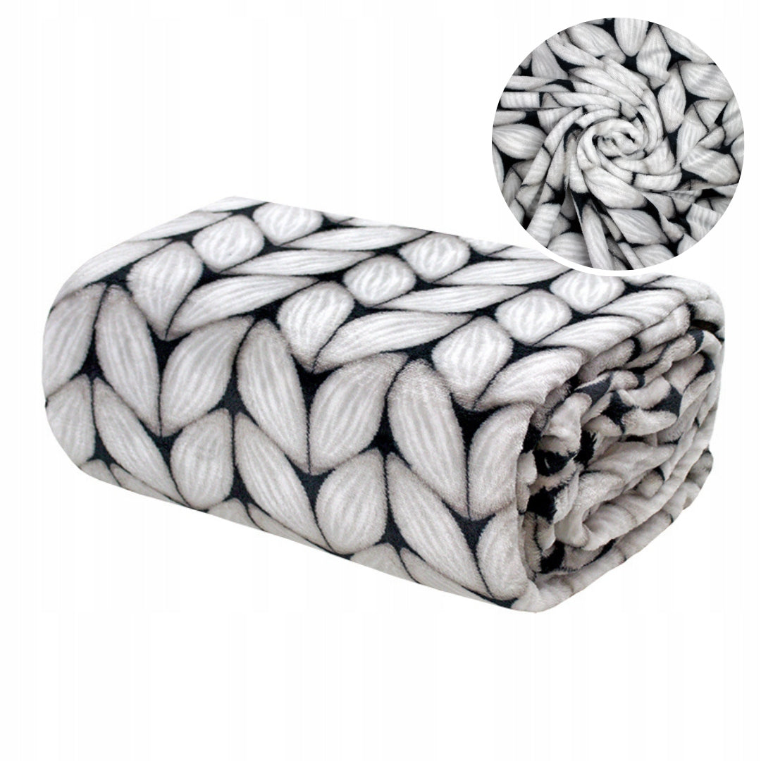 BLANKET BEDSPREAD COUCH 150x200 CM SOFT WARM FOR GIFT PLAID SWEATER