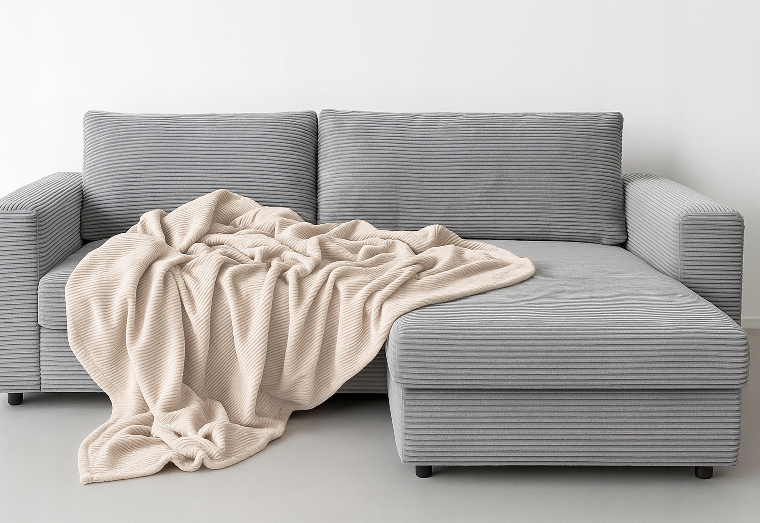 BLANKET BEDSPREAD EMBOSSED COZY WARM PATTERN FOR GIFT LEA 160X200 ECRU Manufacturer code 4.12.88234