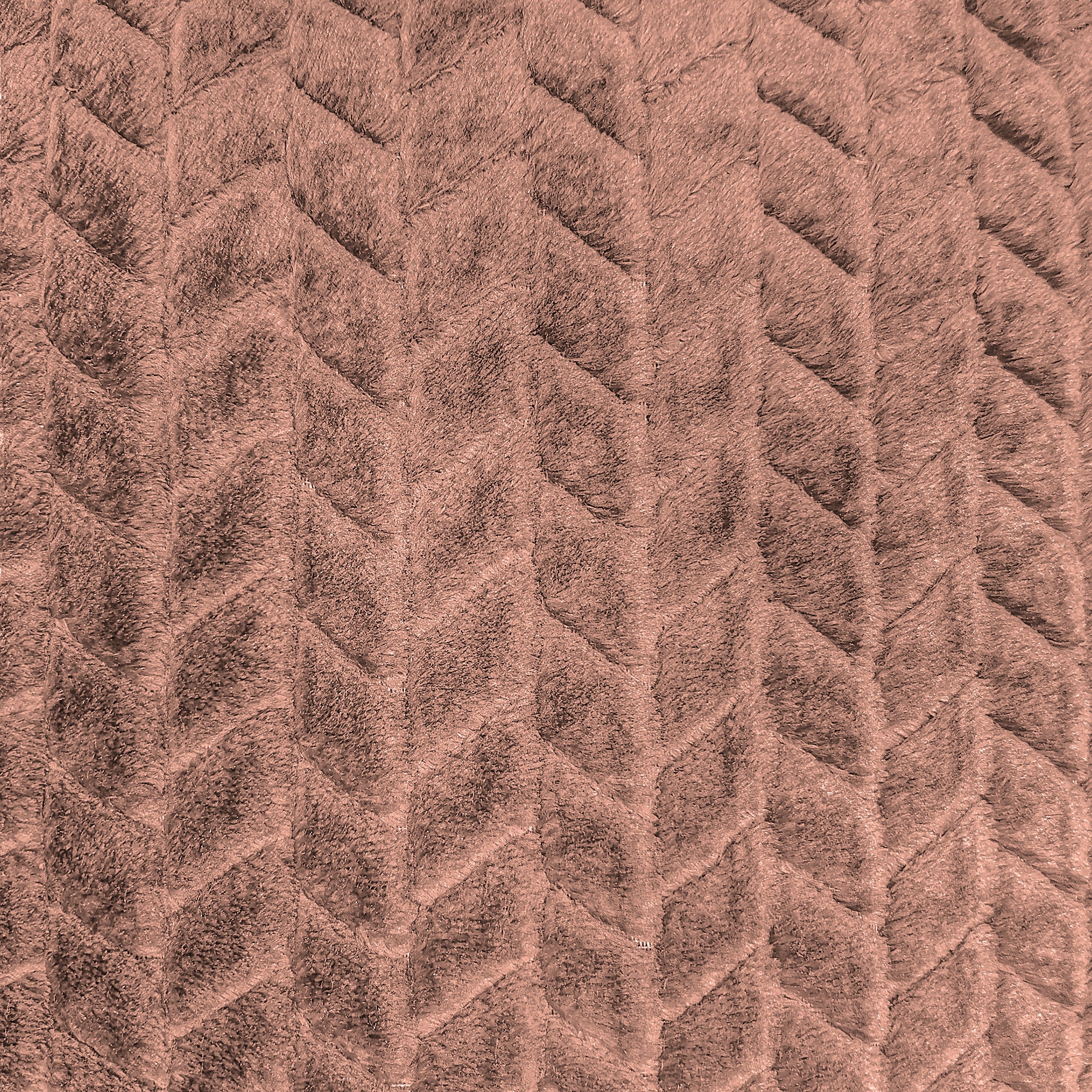 BLANKET BEDSPREAD EMBOSSED COZY WARM PATTERN GIFT FUERO 160X200 DARK BEIGE EAN (GTIN) 5907368788951