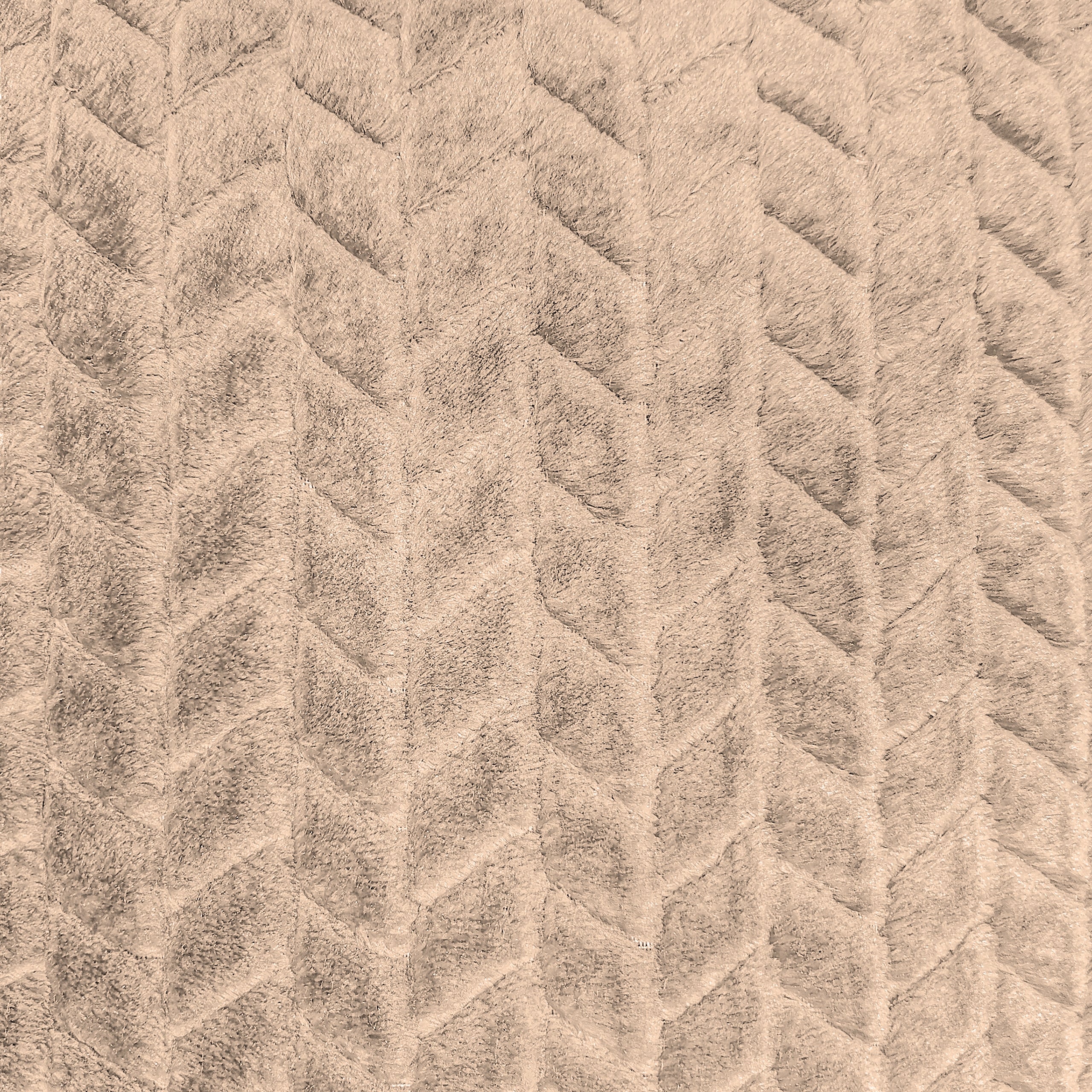 BLANKET BEDSPREAD EMBOSSED COZY WARM PATTERN GIFT FUERO 200X220 LIGHT BEIGE EAN (GTIN) 5907368789514