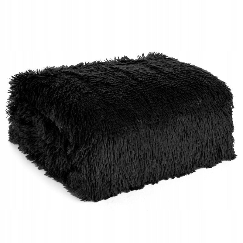 BLANKET D91 TIFANY 1 170 X 210 CM BLACK