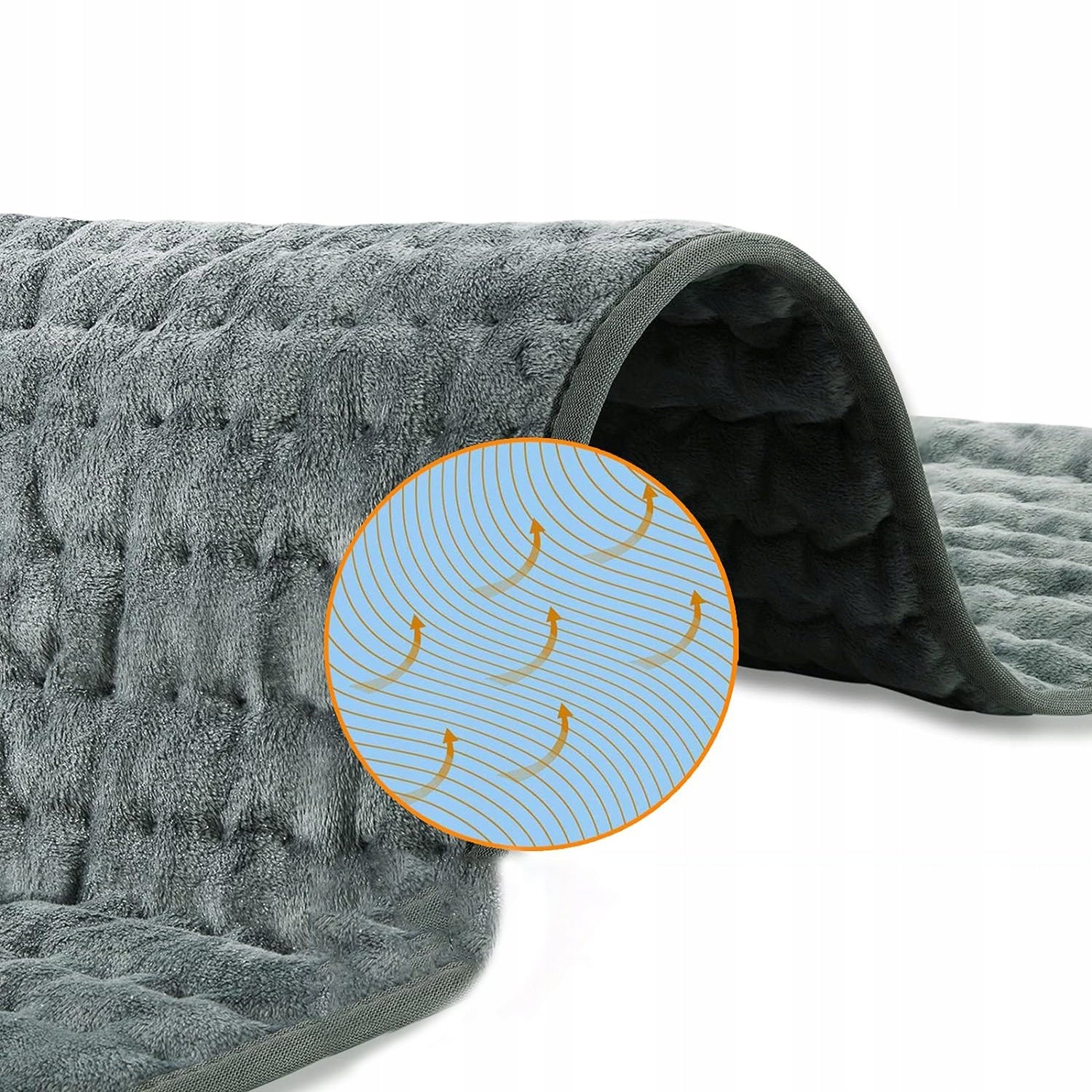BLANKET ELECTRIC HEATING MAT 43X84 CM REMOTE CONTROL MACHINE WASHABLE Brand no brand