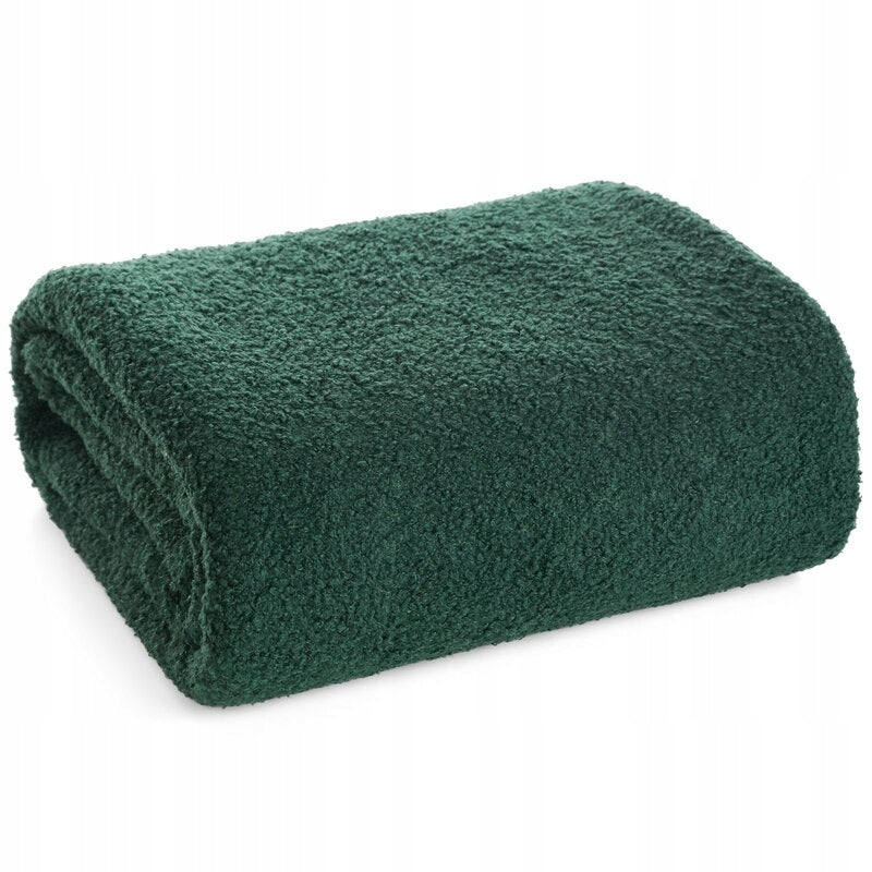 BLANKET FOR BED BUKLA 200X220 DARK GREEN