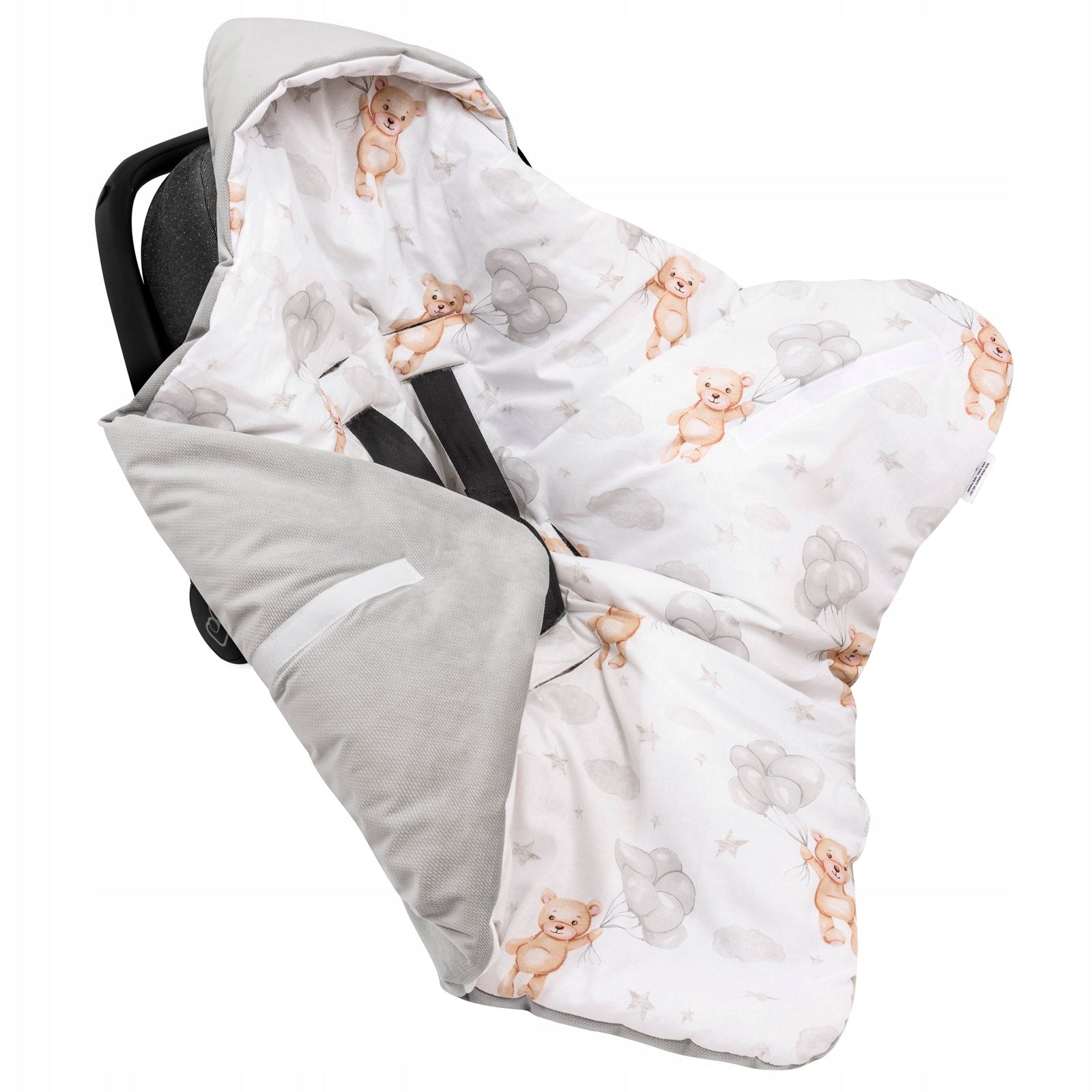 BLANKET FOR SEAT SWADDLE VELVET with hood Manufacturer code 5904506828708