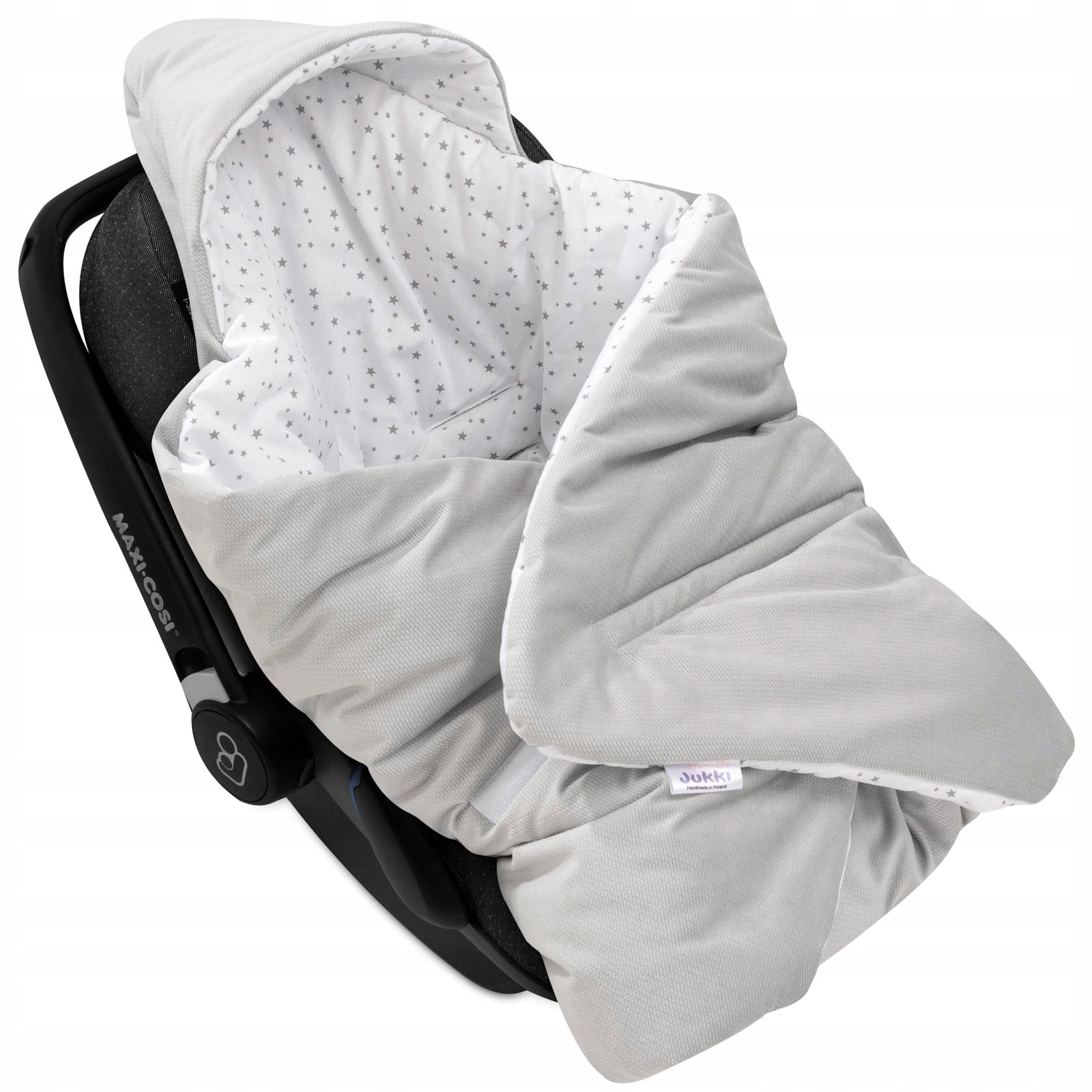 BLANKET FOR SEAT SWADDLE VELVET with hood