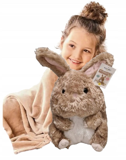 BLANKET SMUKEE POLYESTER 100x150 CM BEIGE BUNNY PILLOW BLANKET 2in1 rabbit