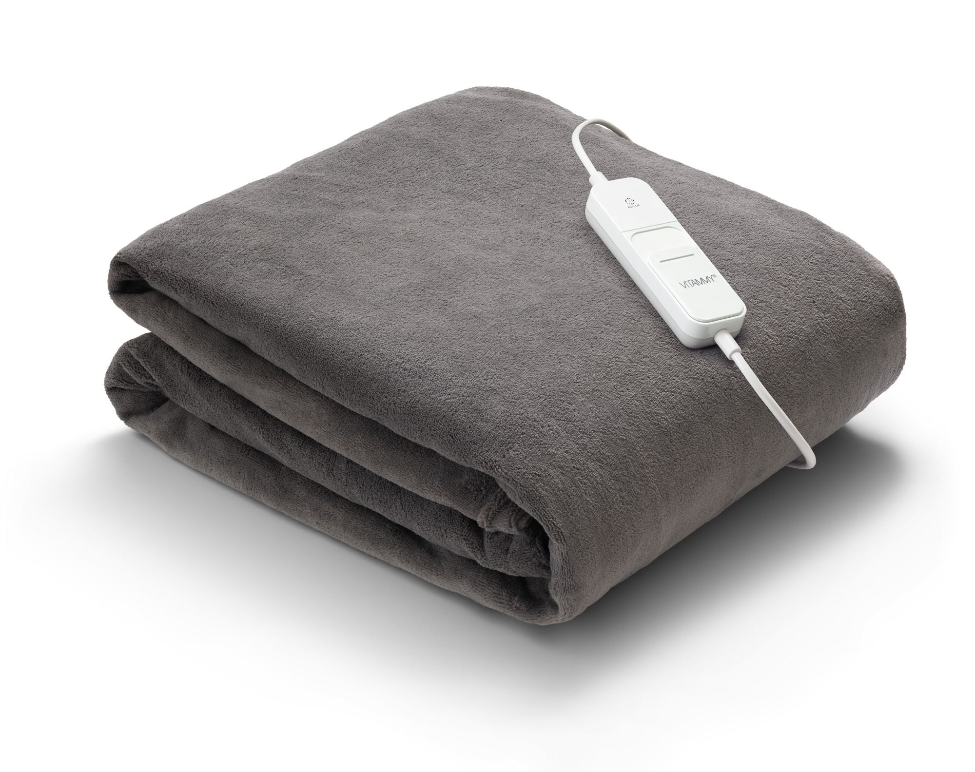 BLANKET WARMING LARGE PLAID 130X180 VITAMMY +PILOT Color gray