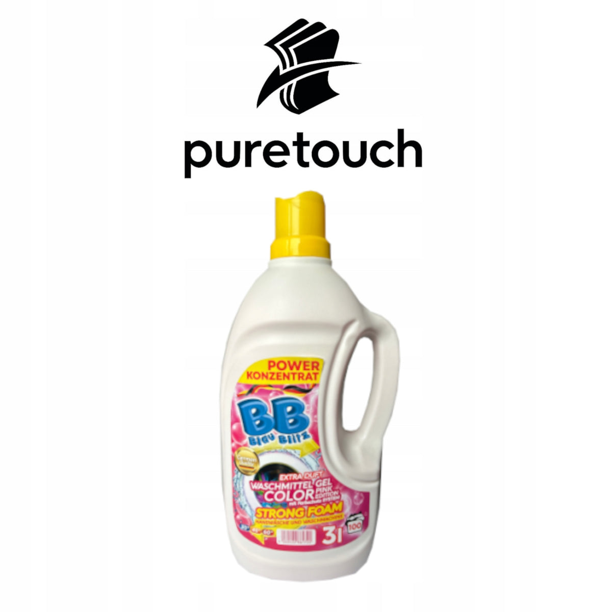 BLAU BLITZ GEL FOR WASHING CLOTHES STRONG FOAM 3L PINK COLOR