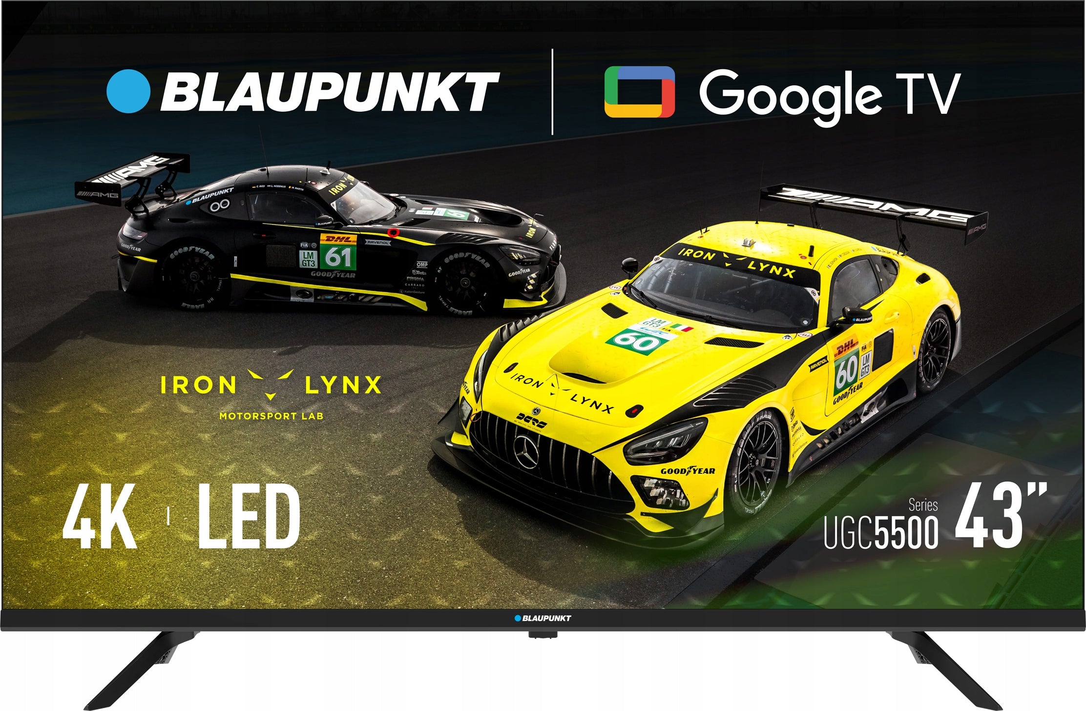 BLAUPUNKT 43UGB5500S 43 INCHES DLED 4K UHD GOOGLE SMART TV BLUETOOTH DVBT T2