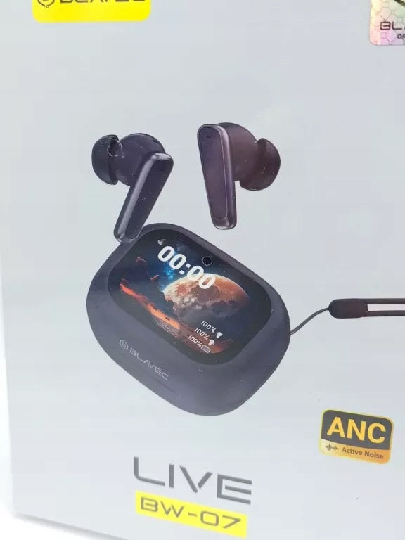 BLAVEC BLUETOOTH HEADPHONES TWS BW-07 LIVE WITH LCD DISPLAY BLACK Brand Blavec