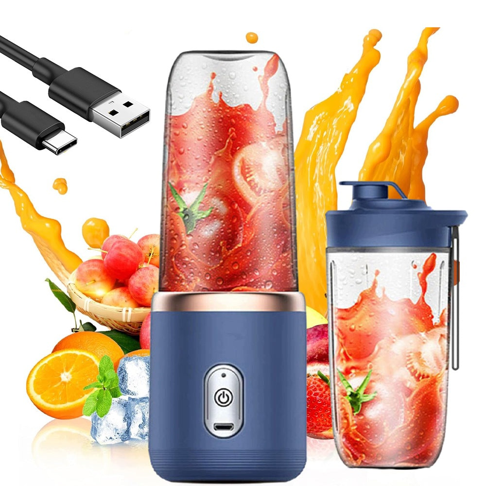 BLENDER COMPATIBLE WITH USB 6 BLADES 1200MAH FOR JUICES AND SHAKES
