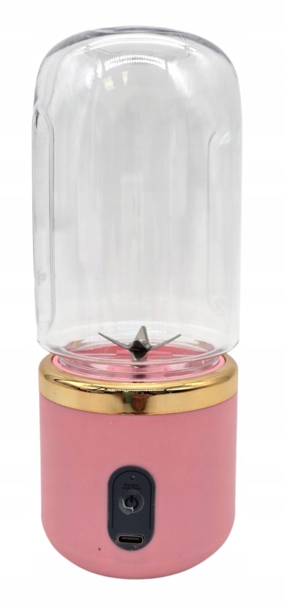 BLENDER CUP WIRELESS PORTABLE USB PINK BOTTLE 18,5 CM Brand no brand