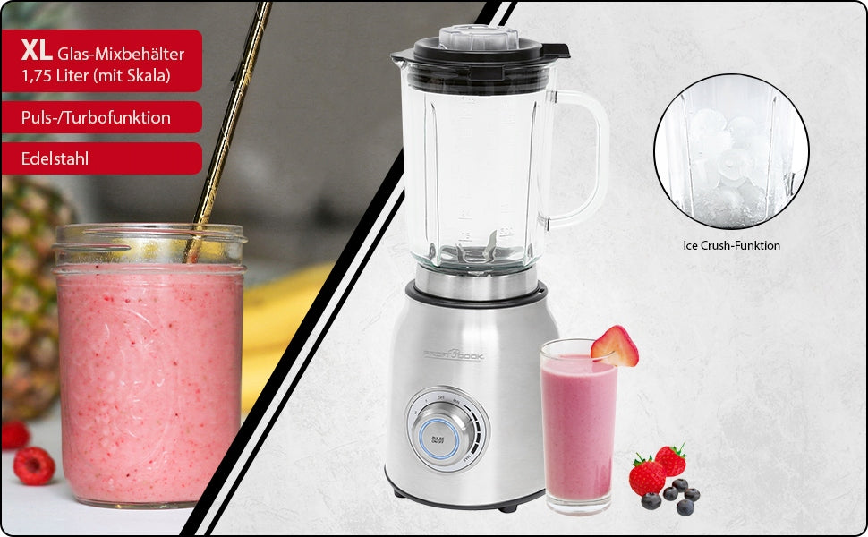 BLENDER FOOD PROCESSOR PROFICOOK PROFICOOK 1200W 1,75L Brand Profi Cook