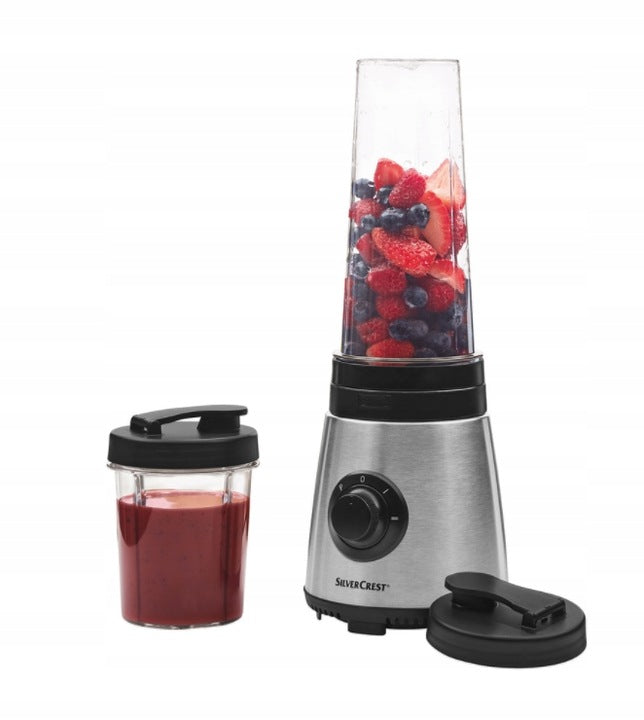 BLENDER FOR SMOOTHIE SILVERCREST SSME 250 A4 BLACK + 2 CONTAINERS Brand SilverCrest