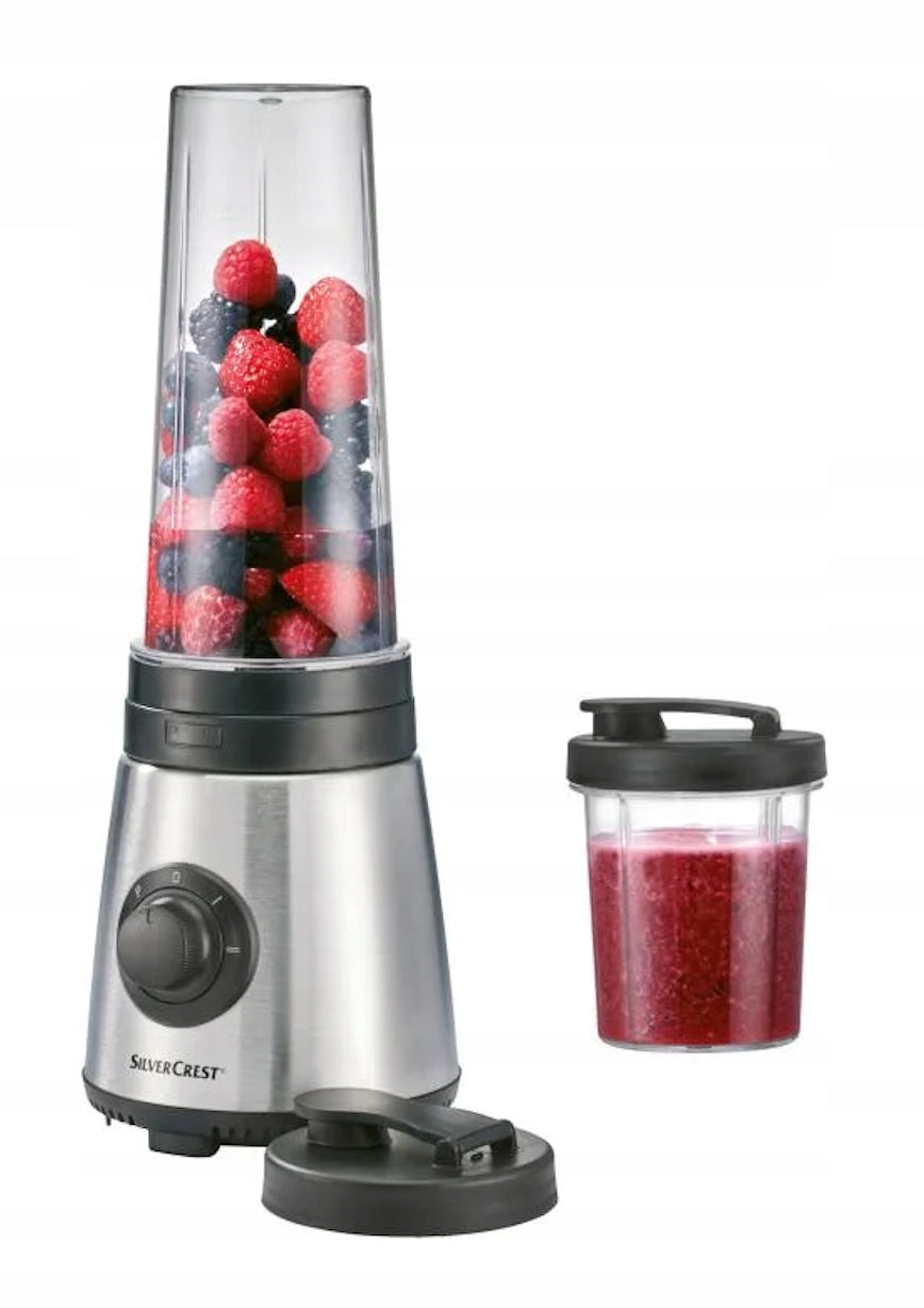 BLENDER FOR SMOOTHIE SILVERCREST SSME 250 A4 BLACK + 2 CONTAINERS