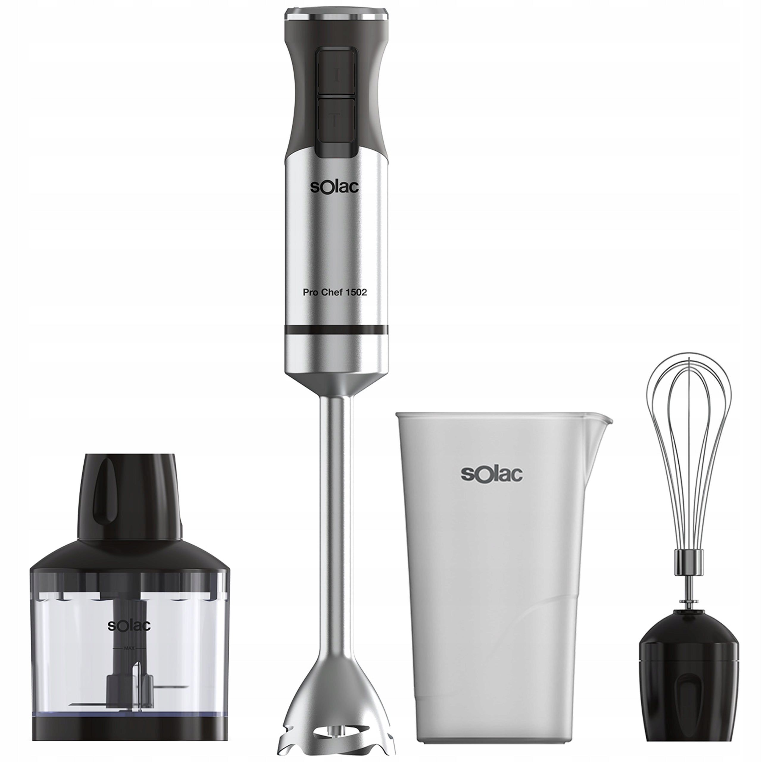 BLENDER HANDHELD MULTIFUNCTION MIXER Solac BA5622 Pro Chef 1502 1500W