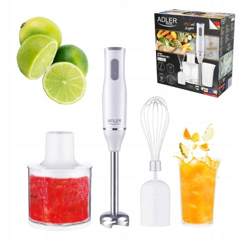 BLENDER HANDHELD MULTIFUNCTIONAL TURBO MIXER SHREDDER MALAKSER SET 3in1 Manufacturer code BELLA-T-0313