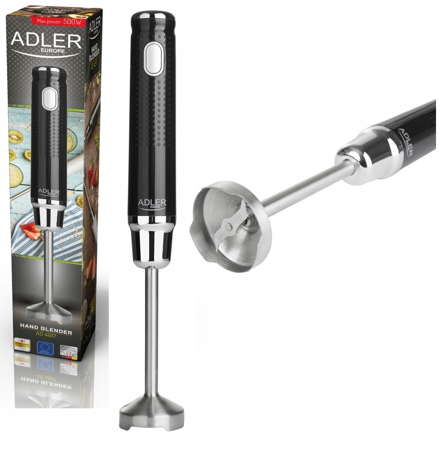 BLENDER HANDMADE FOOD PROCESSOR STEEL SOUP BLADES cream mousse puree