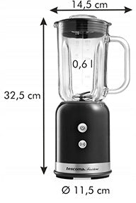 BLENDER MIXER FOR SMOOTHIE TESCOMA 0,6l ANTHRACITE Manufacturer code 909030.44