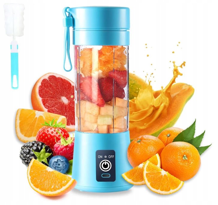 BLENDER PORTABLE SHAKER WIRELESS USB 380ml PERSONAL SHAKER