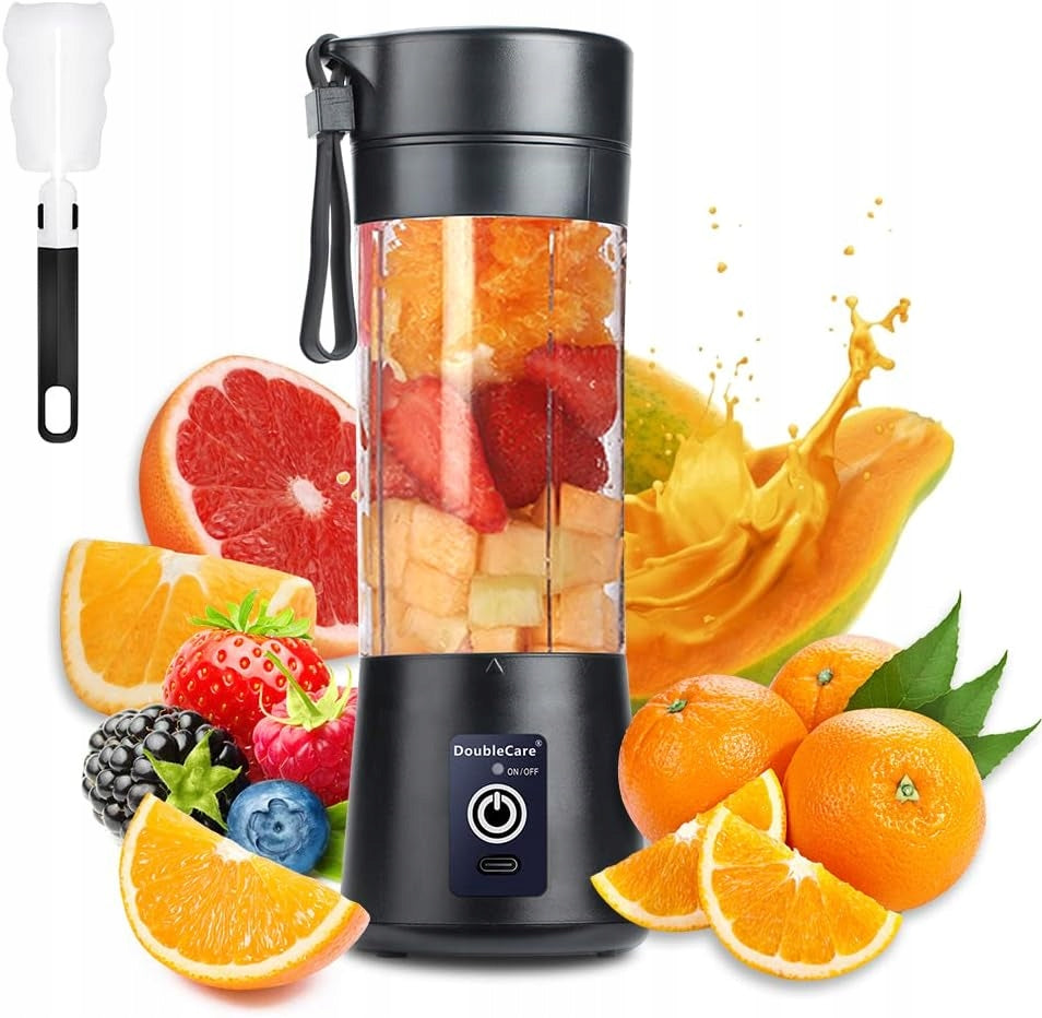 BLENDER PORTABLE USB 380ML 6 BLADES SMOOTHIE COCKTAILS CHARGED ELECTRIC