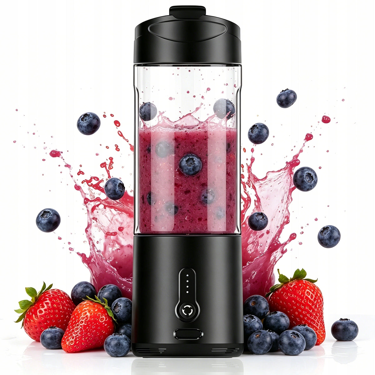BLENDER PORTABLE WIRELESS CUP FOR SMOOTHIE JUICE USB C 530ml