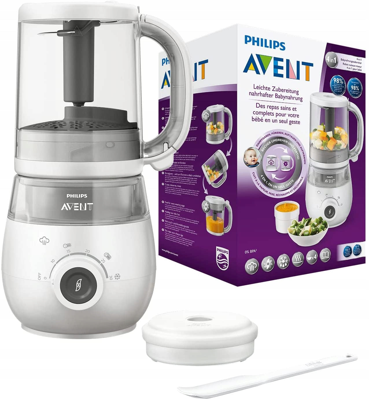 BLENDER STEAMER 4in1 PHILIPS AVENT SCF883/01