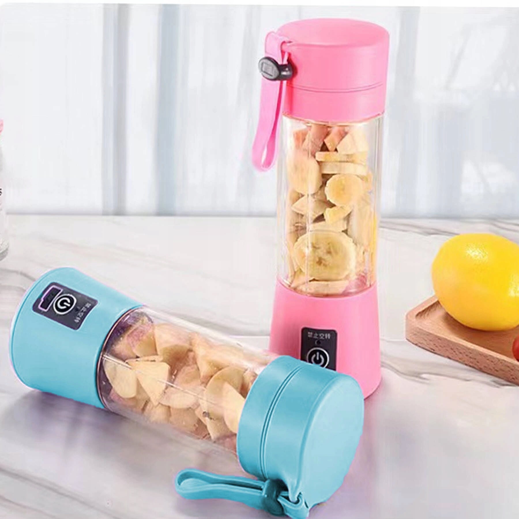 BLENDER TOURIST MIXER USB RECHARGEABLE BATTERY 380ML 34 GIFT WIRELESS Brand AA