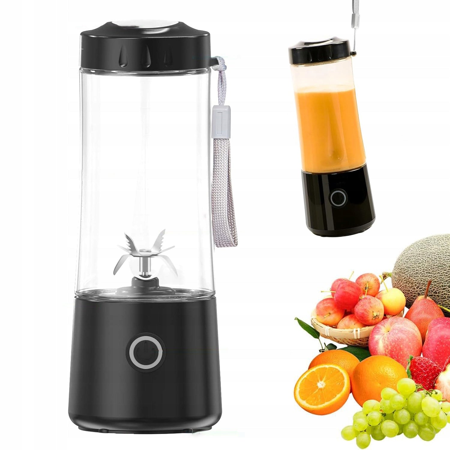 BLENDER TRAVEL BLENDER ELECTRIC MINI CUP BLENDER 400ML 4000MAH