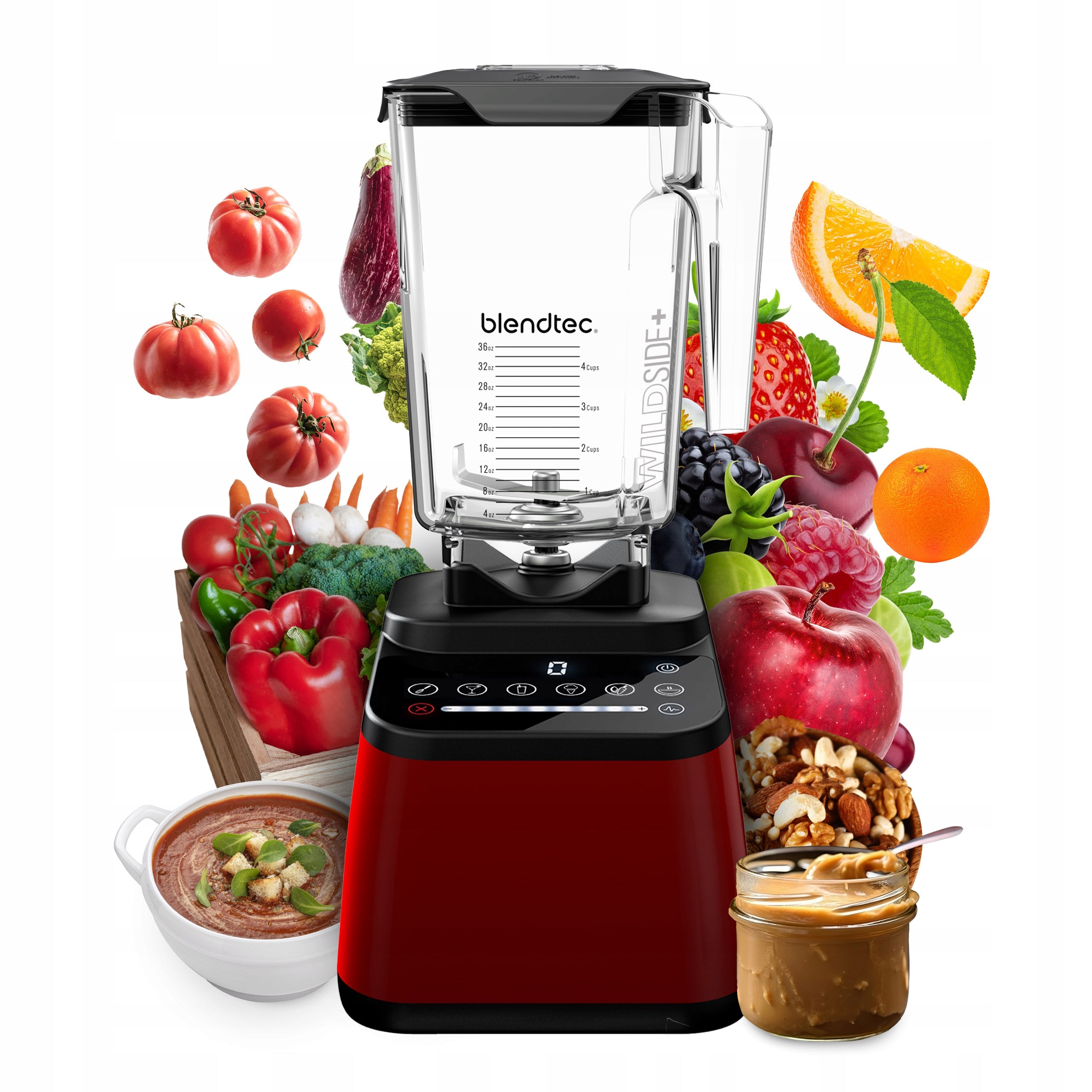 BLENDTEC DESIGNER 650 USA RED BLENDER
