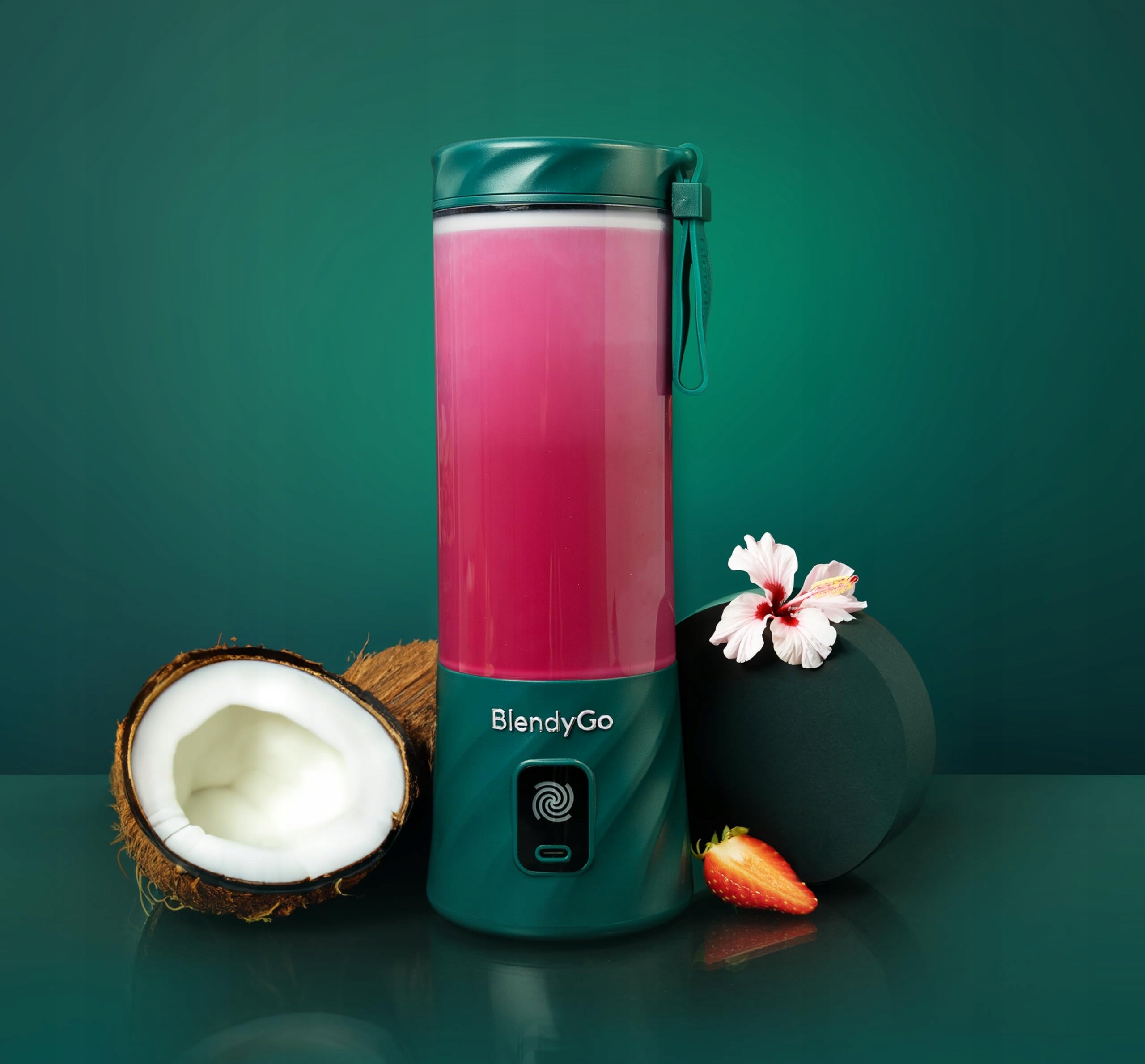 BLENDYGO 3 Blender For Smoothie Mini Portable USB 550ml BPA Free Packaging status original
