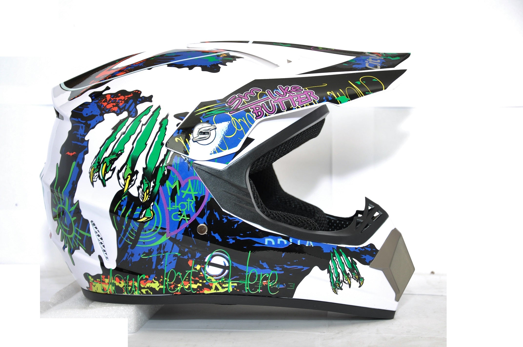 BLEXX CROSS QUAD ENDURO MTB HELMET S 55-56 + GOGGLES Manufacturer City-Bike