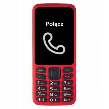 BLINDSHELL CLASSIC 2 red -sounded phone with classic keyboard Simlock no simlock