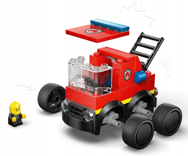 BLOCKS LEGO CITY Fire Truck GIFT SET FOR CHILDREN 67 Elements Product number 60482
