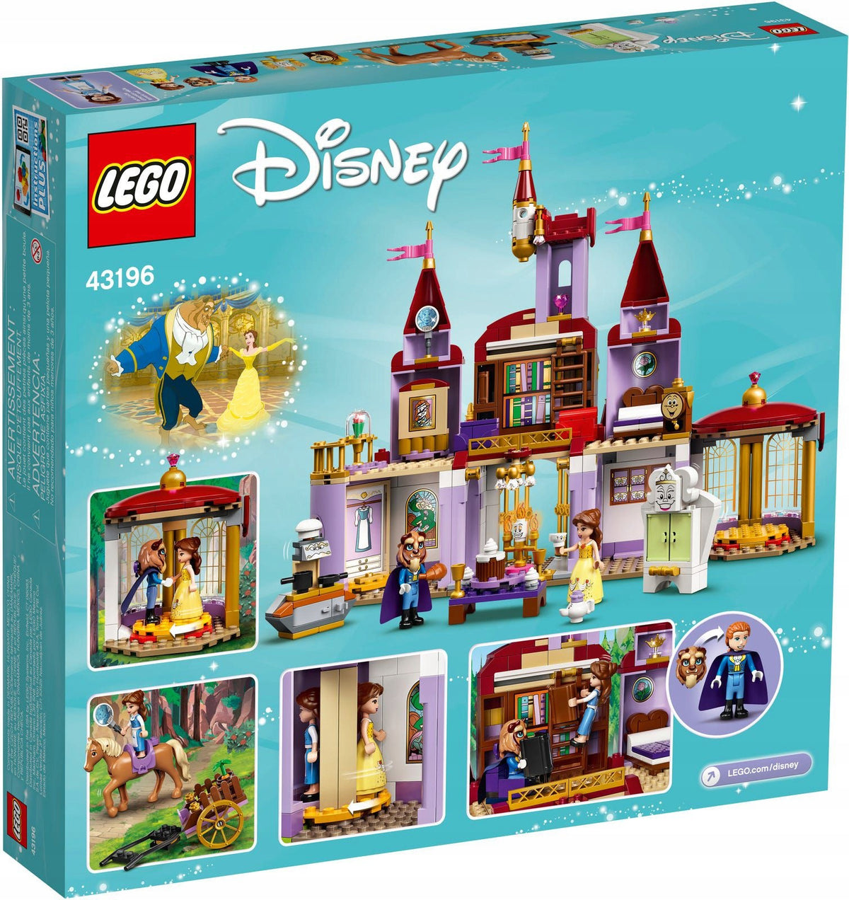 BLOCKS LEGO DISNEY 43196 CASTLE BELLI AND BEAST Brand LEGO