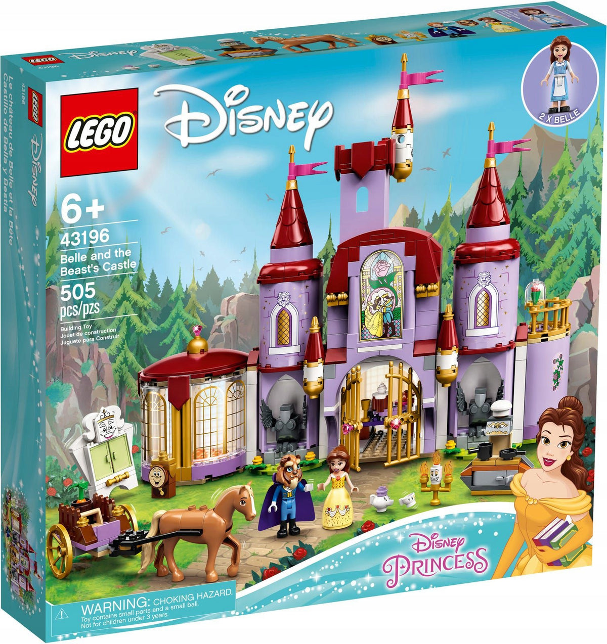 BLOCKS LEGO DISNEY 43196 CASTLE BELLI AND BEAST