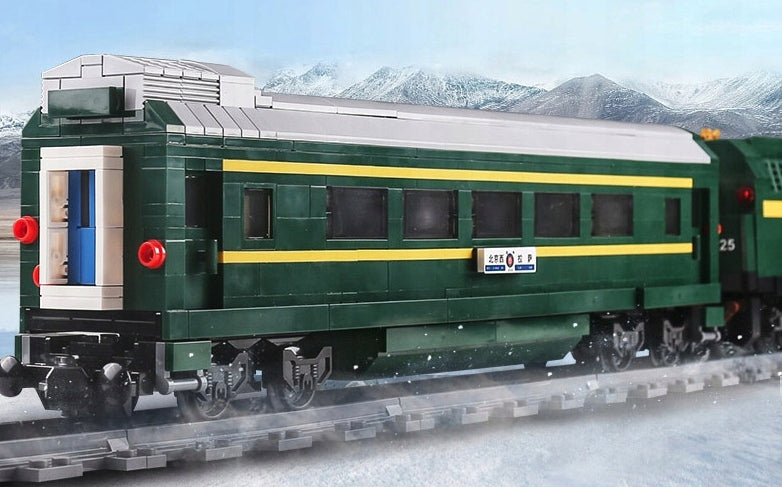 BLOCKS TRAIN DIESEL LOCOMOTIVE NJ2 PILOT MOULD KING Brand Mould King