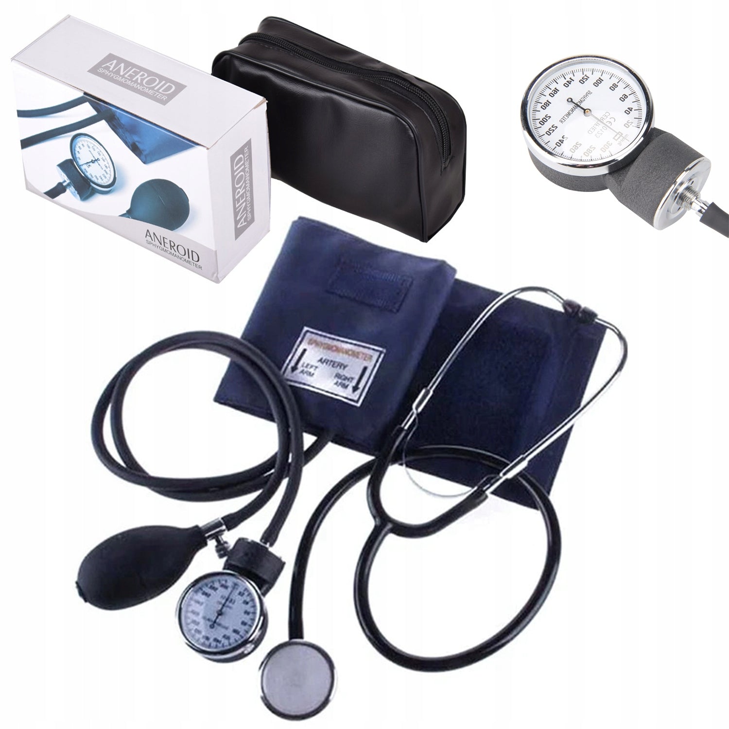 BLOOD PRESSURE MONITOR WITH STETHOSCOPE FOR HOME AND MEDICAL USE HEALTH