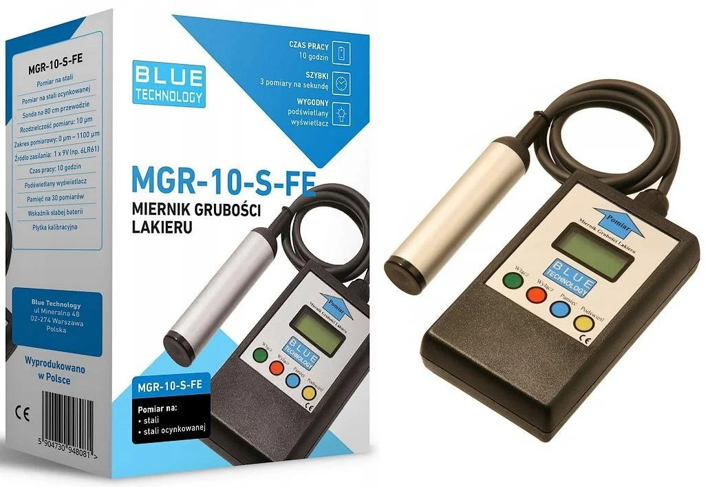 BLU METER PROBE FLAT ON WIRE PAINT THICKNESS TESTER MGR-10-S-FE