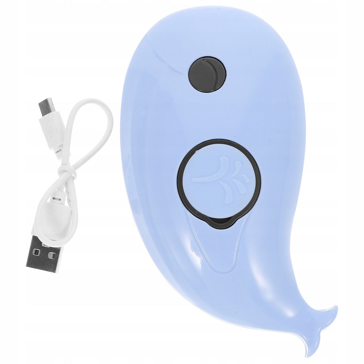 BLUE CAT STEAM BRUSH WITH SELF-CLEANING AND MASSAGE FOR GROOMING