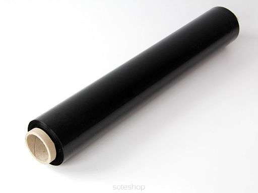 BLUE DOLPHIN STRETCH FILM BLACK 500 MM FOR PACKING Net foil weight 1 kg